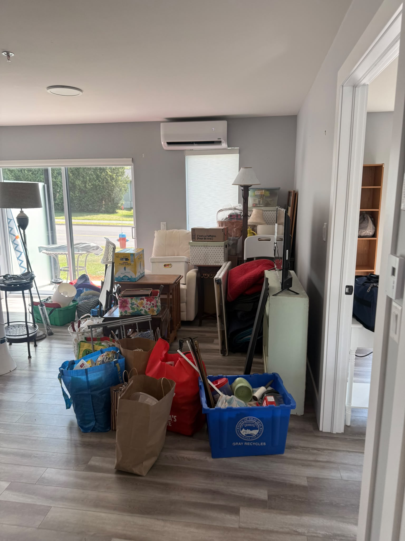 Moving boxes ready for a home relocation